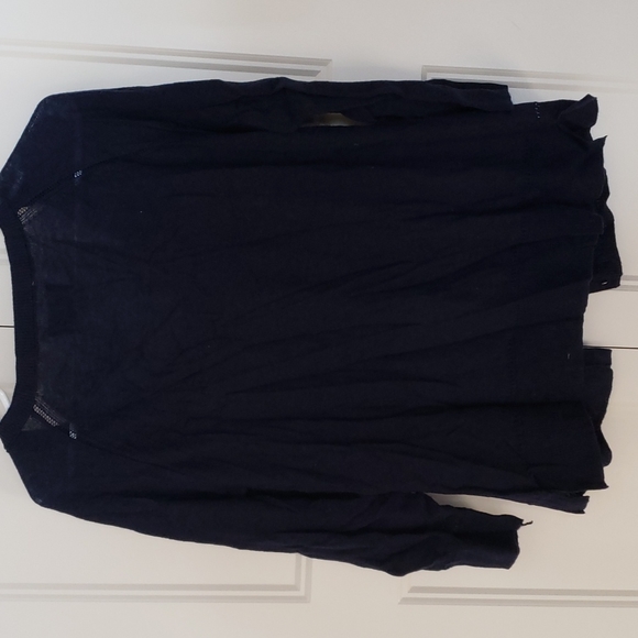 AE Cardigan XXL Navy 3/4 sleeves - Picture 4 of 4